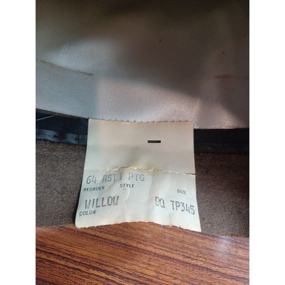 Vintage Creighton Fedora Classic Style Brown Felt Green Band - Picture 11 of 16